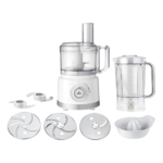 Robot De Cuisine CRISTOR Multi Fonctions -750 W- 2.3 L Bol – 1.5 L Blender – Blanc