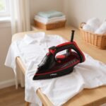 Fer à Repasser a Vapeur Céramique STEAM IRON 2800W Rhinos GTM-31 Rouge – Image 5