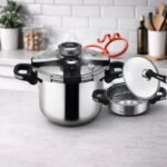 Cocotte 10 L 5 pcs En inox 18/10 avec minuteur Nardi
