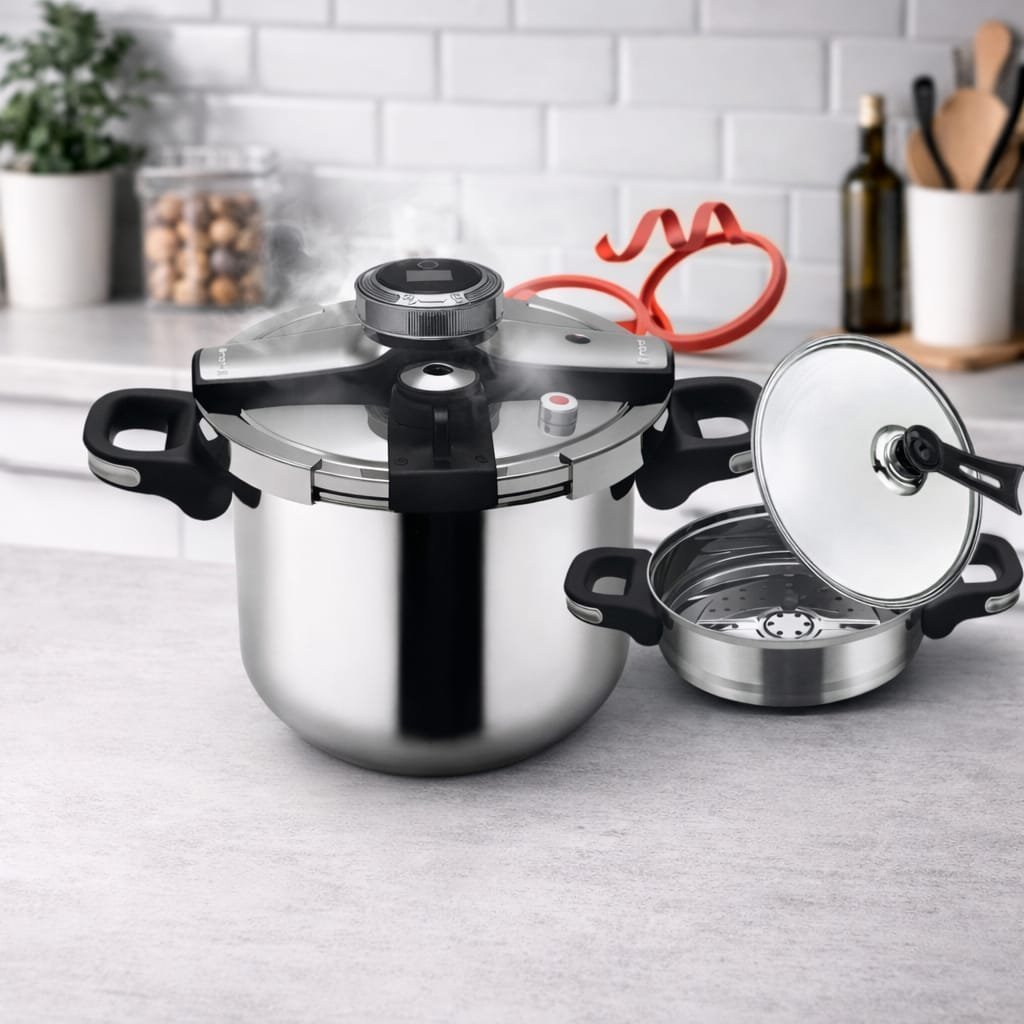 IMG-20260414-WA0037.jpg Cocotte 8 L 5 pcs En inox 18/10 avec minuteur Nardi – Image 1