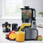 Extracteur de jus 2 en 1 extracteur et presse Agrumes Multismart MS-JC-4102