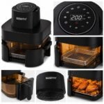 Airfryer Digital 4 en 1 Avec Bac en verre 6L+4.2L 1600W Sonashi SAF-642G – Image 3
