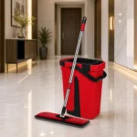Balai clean magique 2 en 1 avec 2 Recharge Cleantex BM0370 Rouge – Image 2