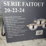 Série 3 Marmites Luxe  En INOX Alsie – Image 6