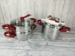 Cocotte 7 Pièces en inox 18/10 - 4+7 Litres CLIPSO + MINUTEUR NARDI – Image 2