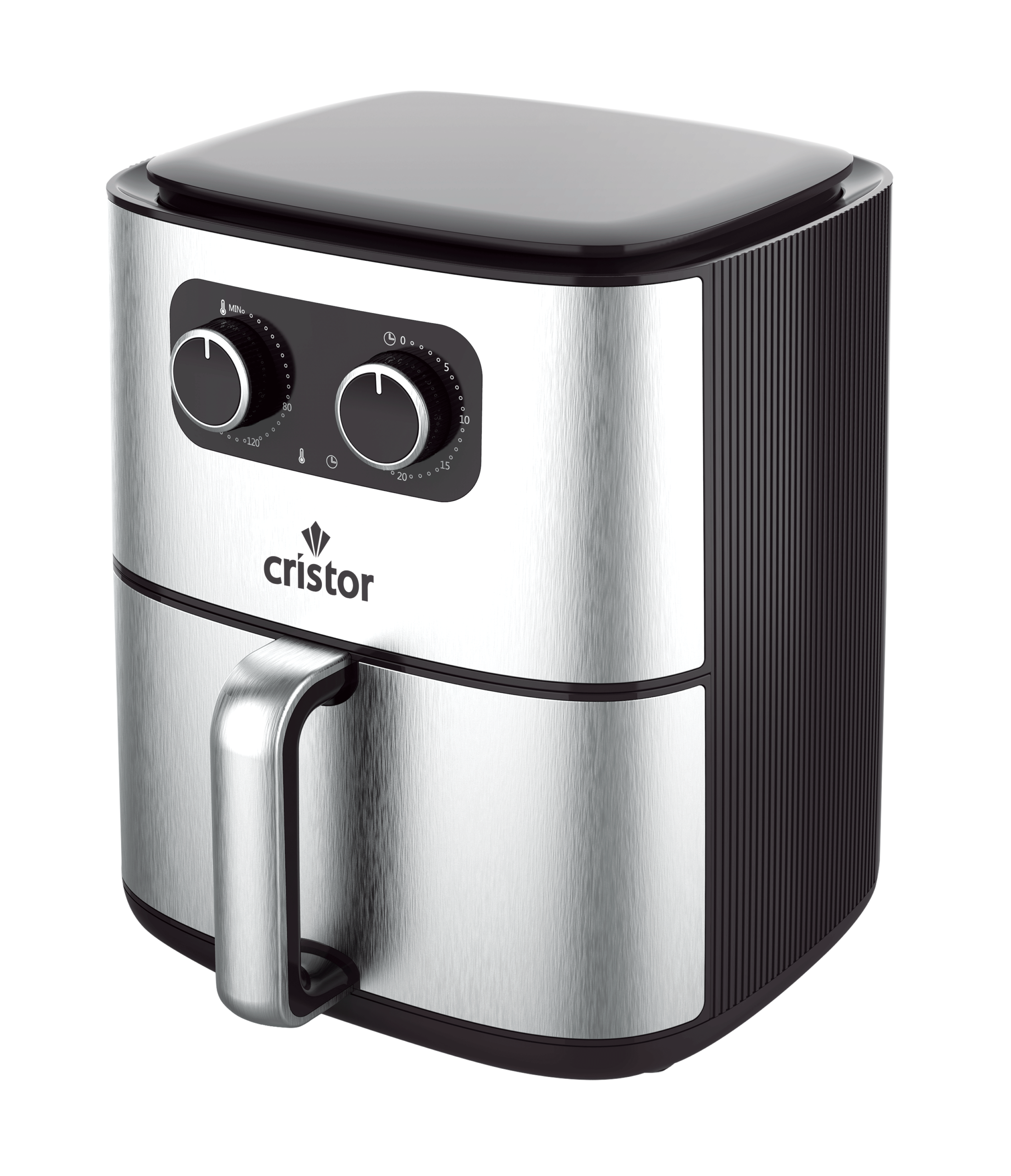 KFA370XN-LOGO-1-scaled-1.webp Air Fryer inox 4.5L -1400W CRISTOR KFA370XN – Image 1