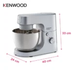 Robot Pétrin Pâtissier  Kenwood original 1400W 5 L 6 VitessesPulse HomeBake Kenwood KHH01.000SI – Image 4