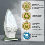 Fer à Repasser Vapeur Calor original , 50 g/min ,2800W Jusqu'à 30 % d'économie d'énergie  Easygliss ECO Energy FV5781 – Image 7