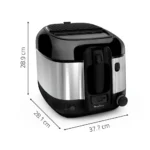 FRITEUSE MOULINEX SUPER UNO 1.5KG  INOX/NOIR AM316D10 – Image 7