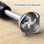 Mixeur Plongeant 1000W Avec Technologie Powelix Et 20 Vitesses Quickchef+ Moulinex DD673810 – Image 3