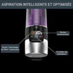 Aspirateur Balai Sans Fil 250W Avec Autonomie de 45 Minutes Et Technologie Avancée Rowenta 9.60 RH2037WO – Image 7