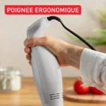 Mixeur Plongeant 350W À Lames Inox Zelkrom Tefal HB12AN10 Blanc – Image 7