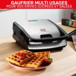Gaufrier Tefal Snack Collection CROQUE ET GAUFRE Tefal Original SW853D12 – Image 3