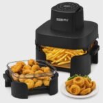 Airfryer Digital 4 en 1 Avec Bac en verre 6L+4.2L 1600W Sonashi SAF-642G – Image 2
