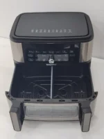 Friteuse – Air fryer Numérique Double Bac 10L  Digital multiprogrammes En inox Sonashi SAF-115 – Image 3