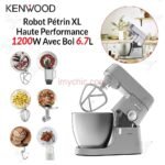 Robot Pétrin XL Haute Performance 1200W Avec Bol 6.7L Chef XL Kenwood KVL4230S – Image 2
