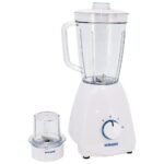 Blender Électrique 2en1 400W Avec 4 Vitesses Blanc SONASHI SB-161 – Image 3