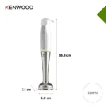 Hand Blender Kenwood original Triblade with Chopper & Whisk 600W - HDP109WG – Image 3