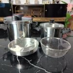 Cocotte 6 Pcs - 5 + 7 L - inox 18/10 PlanetSat PPC-57 – Image 4