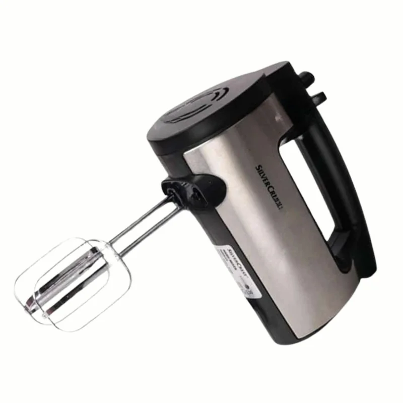 batteur-a-main-electrique-silvercrest-en-inox-300w-modele-hm833-noir-et-argent.webp Batteur à Main Électrique SilverCrest en Inox - 300W, Modèle HM833 - Noir et Argent – Image 1