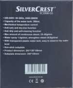 Fer a Repasser a Vapeur SilverCrest Steam IRON 2800W SilverCrest EC3008-GS – Image 3