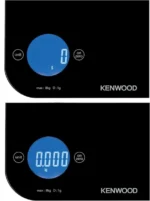 Balance de cuisine Digitale 5G-8KG Kenwood Original WEP50 Noir – Image 4
