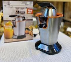 images-3.jpeg Presse-agrumes Pro inox 300W Matrix -MX-632 - inox/ Noir/ orange – Image 1