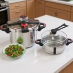 Cocotte Minute 06L 2 en 1 en Inox 18/10 avec minuterie Unipro Original UP-CM6M Qualité 1er choix