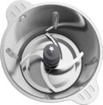 Hachoir inox Électrique 500W Avec Bol Inox 0.6L Et 4Lames Kenwood Original CHP62.700SI – Image 3