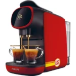 Machine à Café sans Capsules Reconnaissance des Capsules Doubles Philips L’Or Barista Sublime Original Rouge LM9012/51