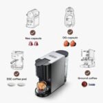 Cafetière 4 en 1 Multi-Capsules 19Bar 1450W Bomann ES 1190 CB – Image 4