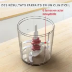 Hachoir Électrique 3En1 500mL 500W Multi Moulinette Moulinex AT714G32 – Image 2