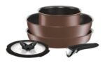 Set De Cuisine 5Pcs Casseroles Avec Poignée Amovible Antiadhésif Ingenio Expertise Tefal L6919093