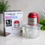Hachoir En verre 03 L 400W 04 Lames MultiSmart MS-FC2232 Rouge/Bleu – Image 2